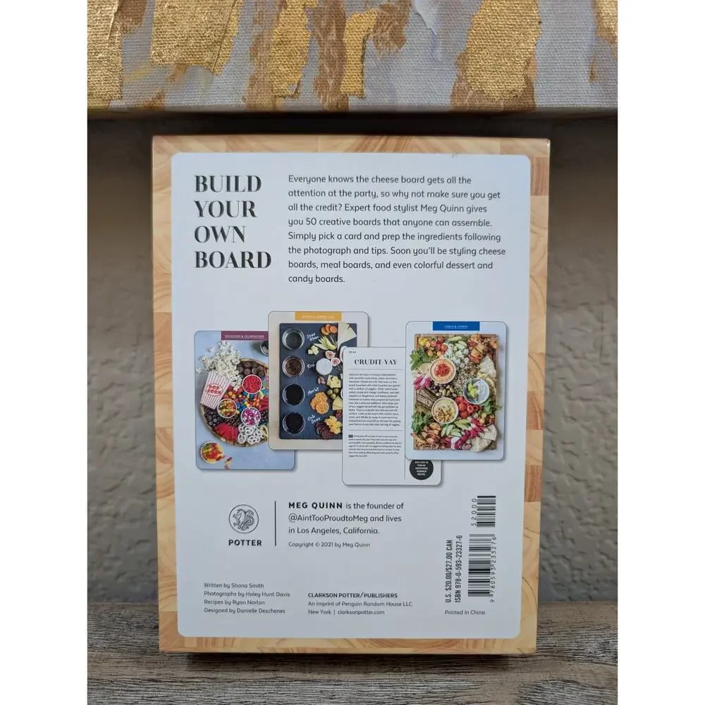 Cheese Board Deck : 50 Cards for Styling Spreads, Savory and Sweet by Meg Quinn